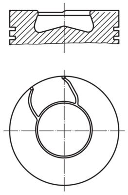 MAHLE 008 41 00 - Kolben