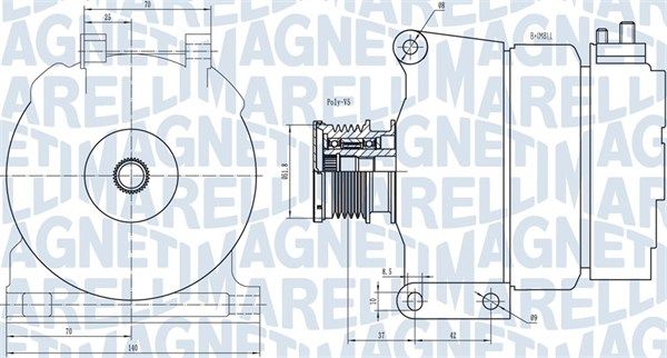 MAGNETI MARELLI 063731390010 - Generator