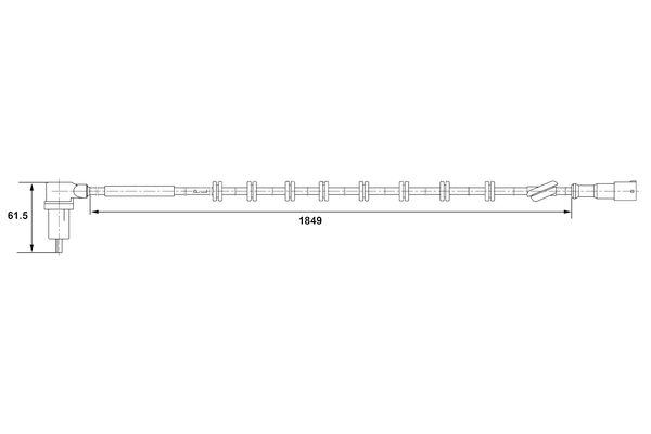 BOSCH 0 265 006 170 - Sensor, Raddrehzahl