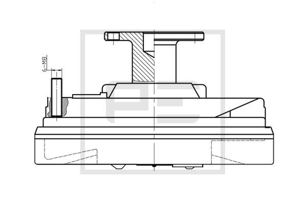 PE Automotive 030.189-00A - Kupplung, Kühlerlüfter