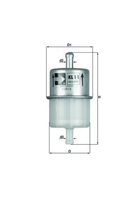 KNECHT KL 11 OF - Kraftstofffilter