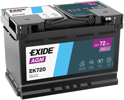 EXIDE EK720 - Starterbatterie