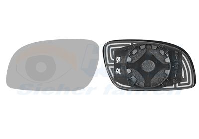 VAN WEZEL 5856837 - Spiegelglas, Außenspiegel