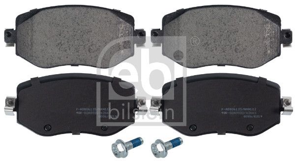 FEBI BILSTEIN 116245 - Bremsbelagsatz, Scheibenbremse