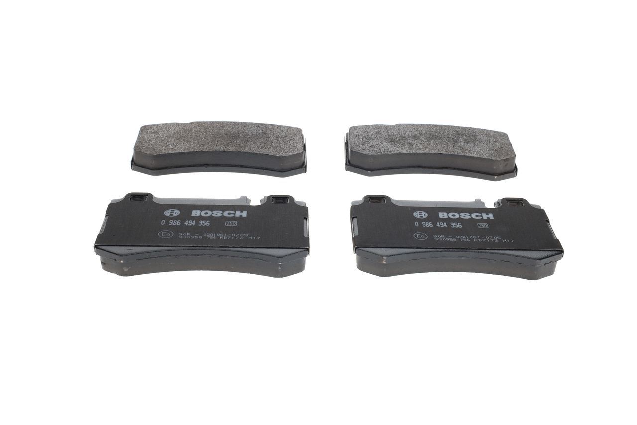 BOSCH 0 986 494 356 - Bremsbelagsatz, Scheibenbremse