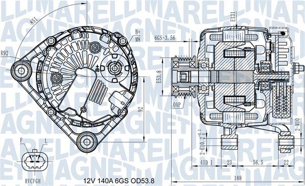 MAGNETI MARELLI 063731406710 - Generator