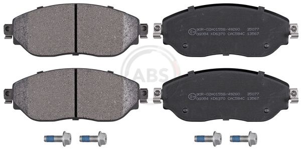 A.B.S. 35077 - Bremsbelagsatz, Scheibenbremse