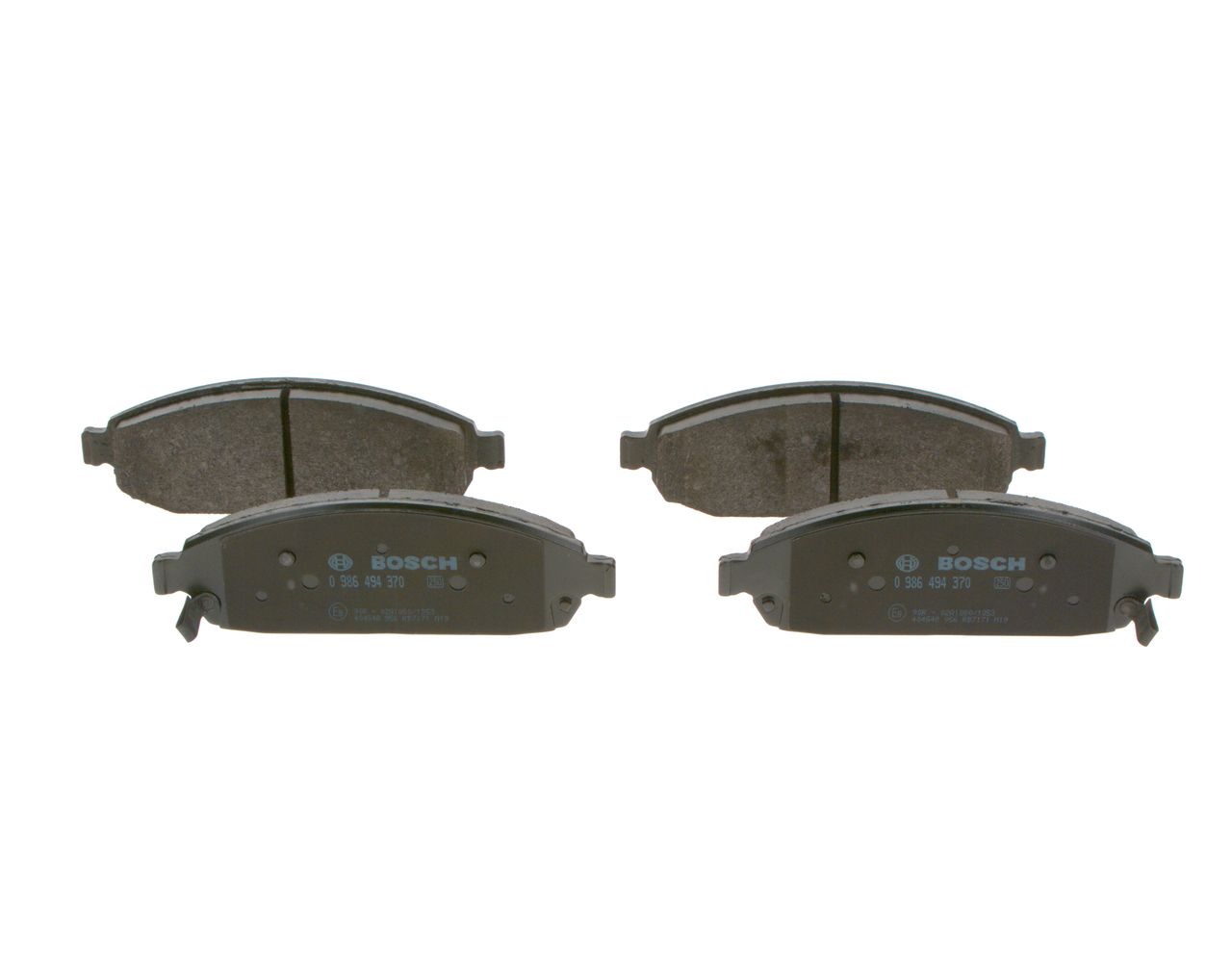 BOSCH 0 986 494 370 - Bremsbelagsatz, Scheibenbremse