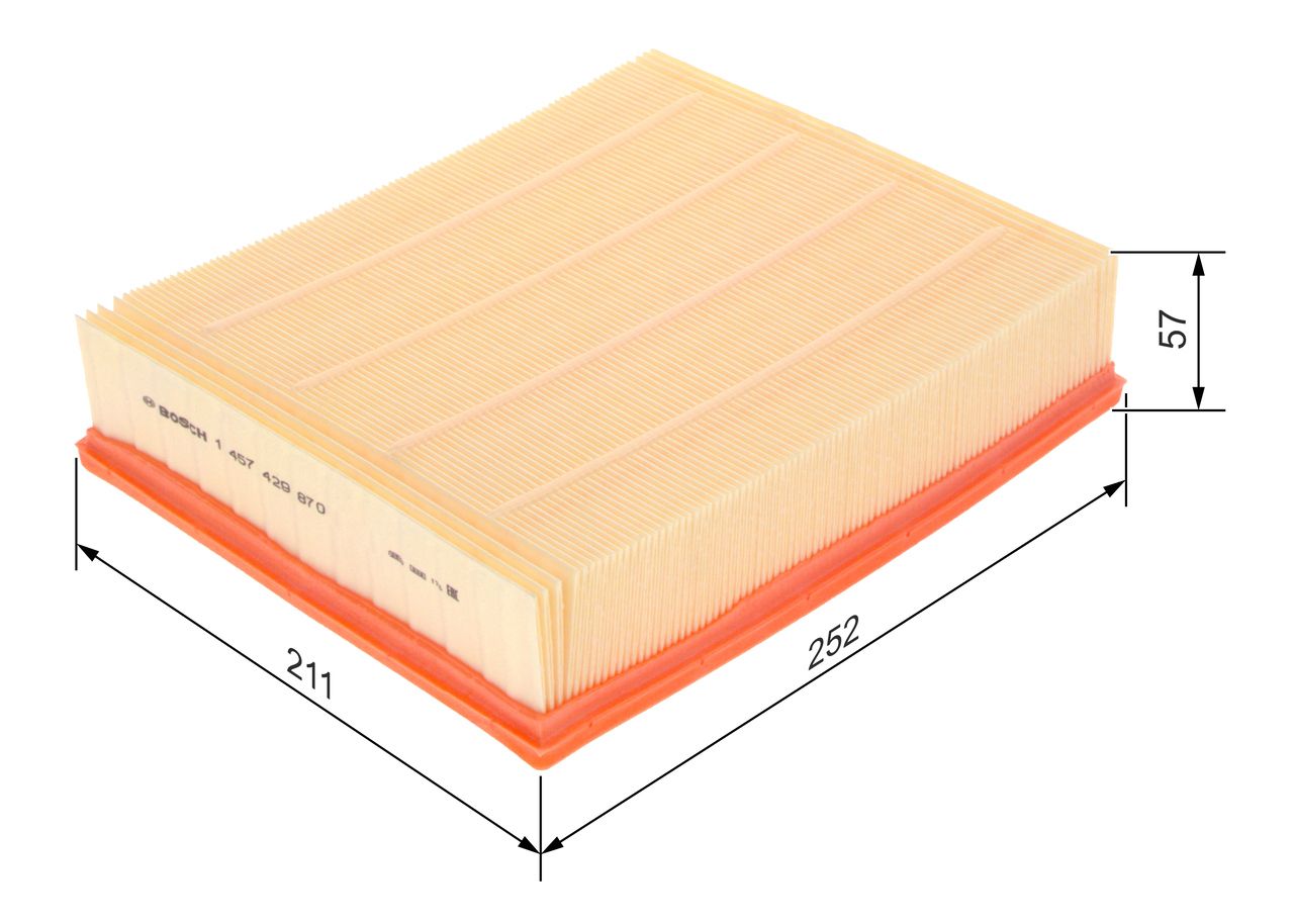 BOSCH 1 457 429 870 - Luftfilter