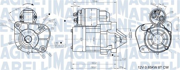 MAGNETI MARELLI 063721174010 - Starter