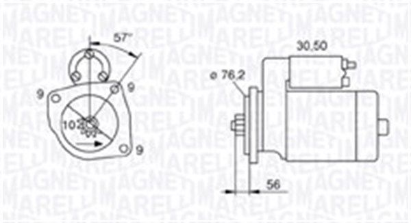 MAGNETI MARELLI 063720801010 - Starter