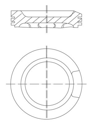 MAHLE 033 04 00 - Kolben