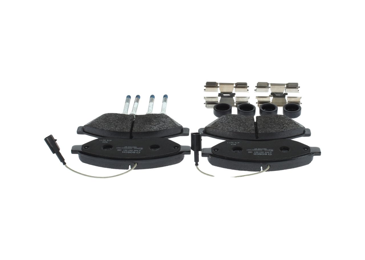 BOSCH 0 986 494 591 - Bremsbelagsatz, Scheibenbremse