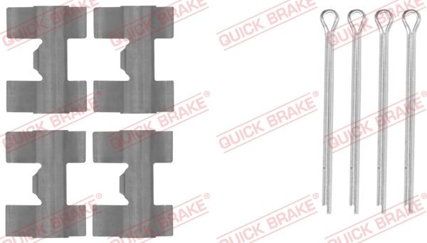 QUICK BRAKE 109-0981 - Zubehörsatz, Scheibenbremsbelag