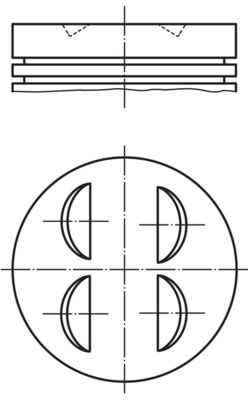 MAHLE 002 68 00 - Kolben