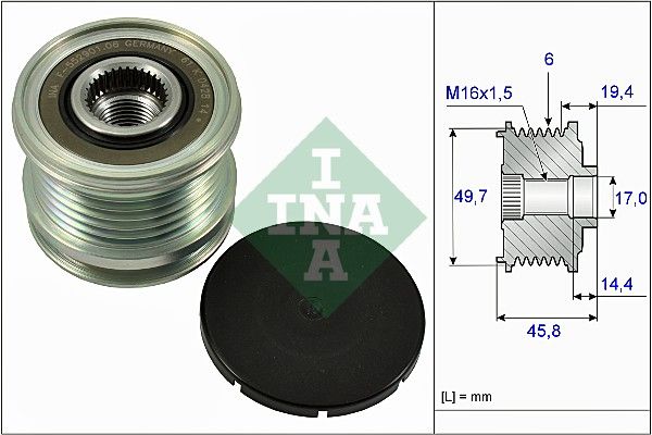 Schaeffler INA 535 0168 10 - Generatorfreilauf