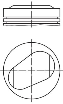 MAHLE 081 86 01 - Kolben