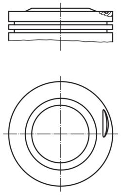 MAHLE 002 25 00 - Kolben