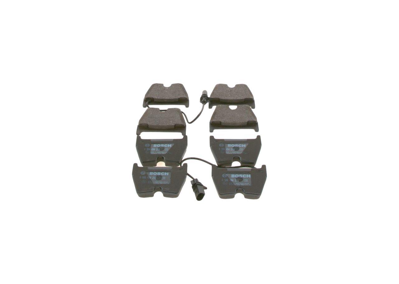 BOSCH 0 986 494 216 - Bremsbelagsatz, Scheibenbremse