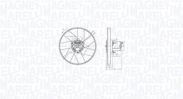 MAGNETI MARELLI 069422885010 - Lüfter, Motorkühlung