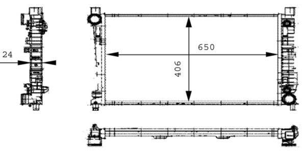 MAHLE CR 387 000S - Kühler, Motorkühlung
