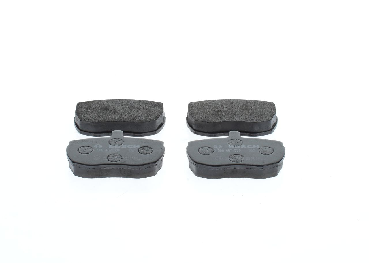 BOSCH 0 986 467 590 - Bremsbelagsatz, Scheibenbremse