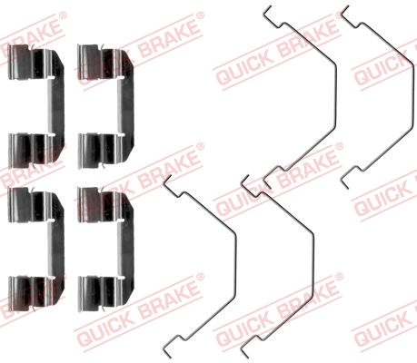 QUICK BRAKE 109-1292 - Zubehörsatz, Scheibenbremsbelag