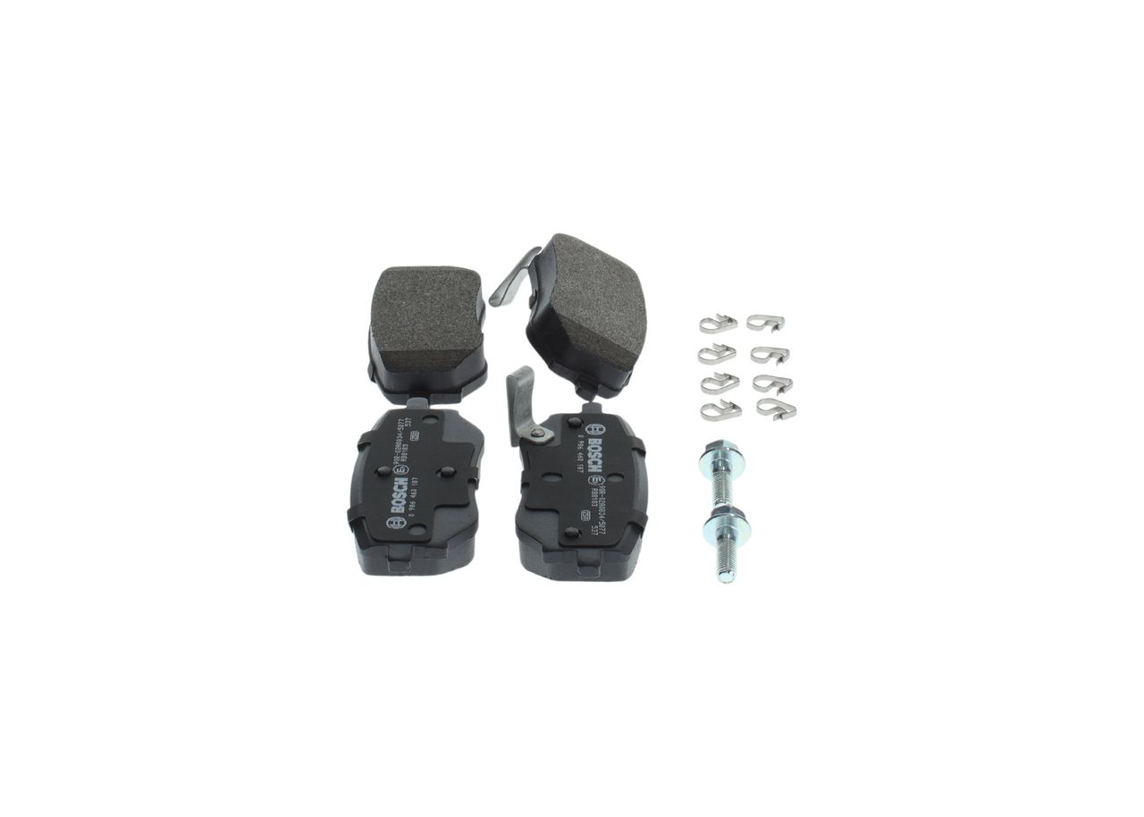 BOSCH 0 986 460 187 - Bremsbelagsatz, Scheibenbremse