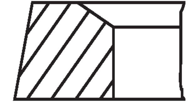 MAHLE 001 36 N0 - Kolbenringsatz