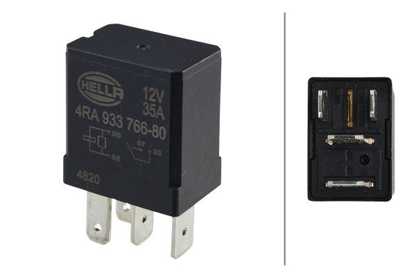 HELLA 4RA 933 766-801 - Relais, Arbeitsstrom
