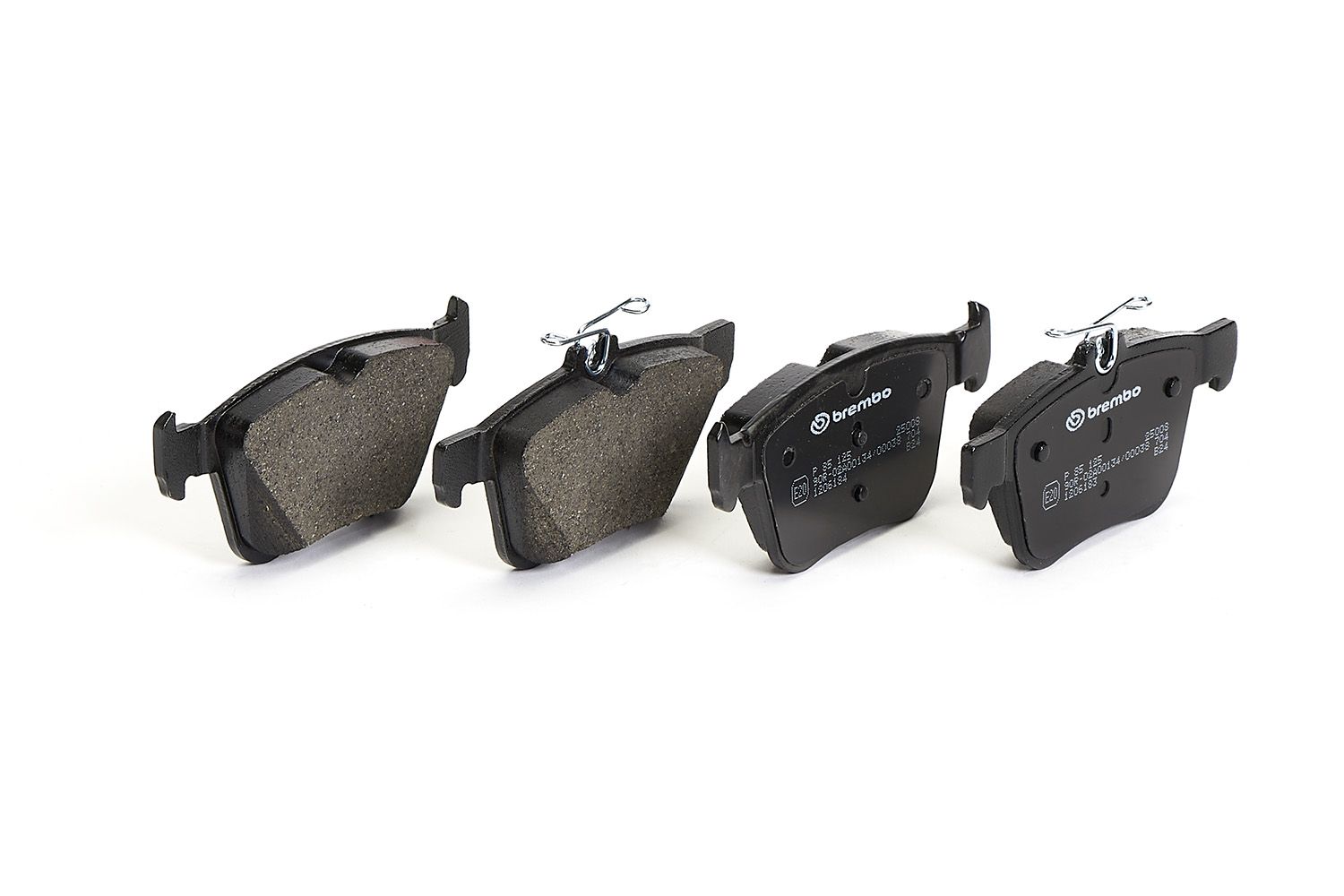 BREMBO P 85 125 - Bremsbelagsatz, Scheibenbremse