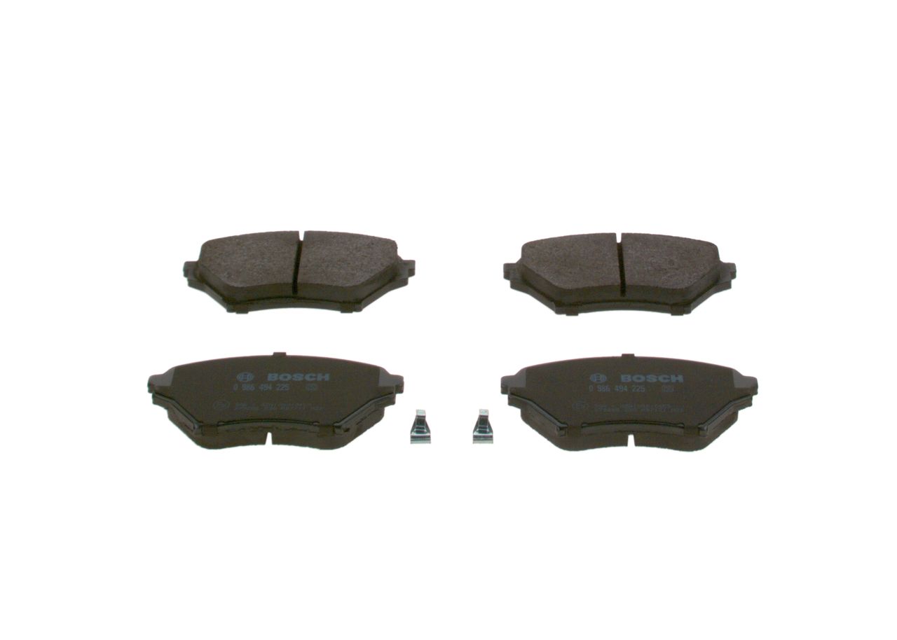 BOSCH 0 986 494 225 - Bremsbelagsatz, Scheibenbremse