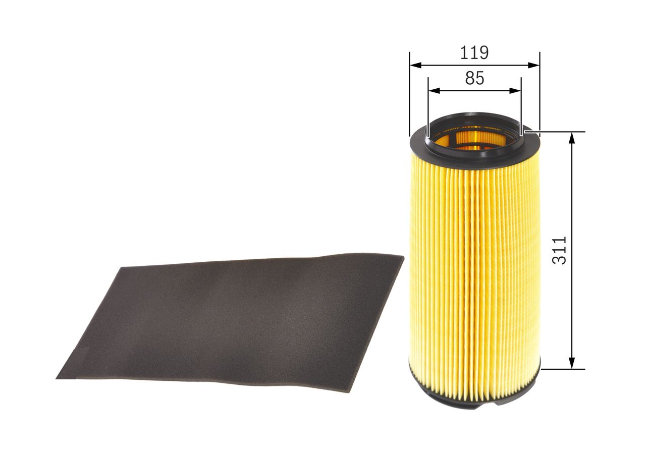 BOSCH 1 457 433 336 - Luftfilter