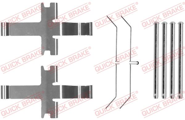 QUICK BRAKE 109-1752 - Zubehörsatz, Scheibenbremsbelag