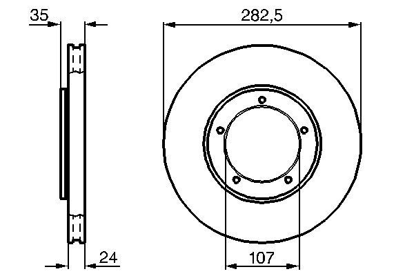 BOSCH 0 986 478 309 - Bremsscheibe