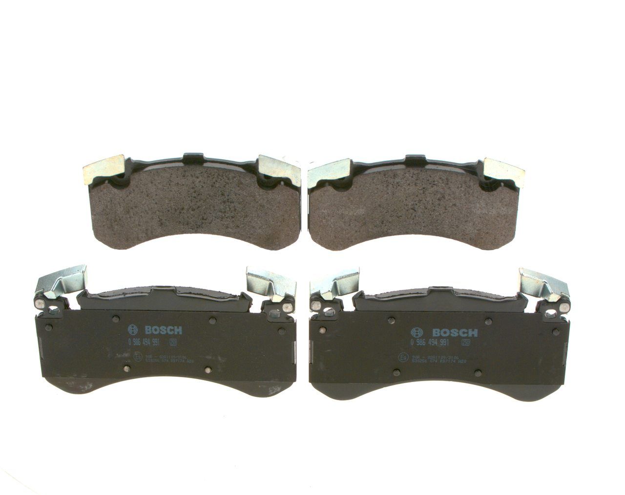 BOSCH 0 986 494 991 - Bremsbelagsatz, Scheibenbremse
