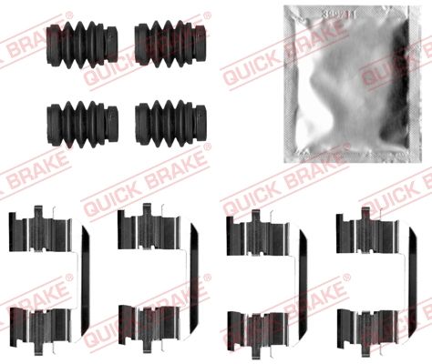 QUICK BRAKE 109-0035 - Zubehörsatz, Scheibenbremsbelag