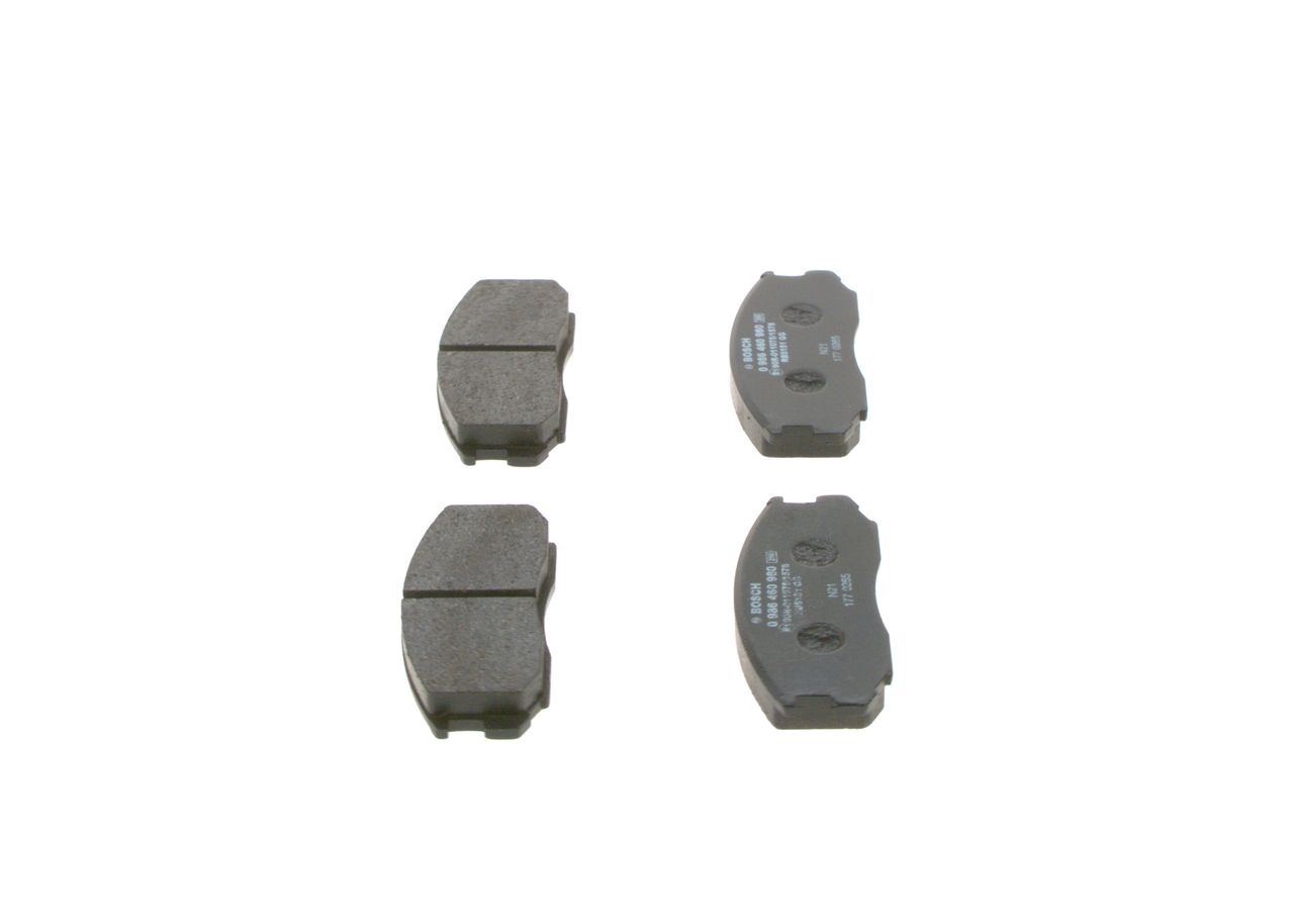BOSCH 0 986 460 980 - Bremsbelagsatz, Scheibenbremse