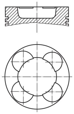 MAHLE 003 54 00 - Kolben