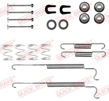 QUICK BRAKE 105-0055 - Zubehörsatz, Bremsbacken
