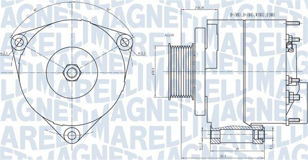 MAGNETI MARELLI 063731593010 - Generator