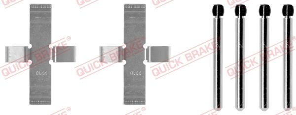 QUICK BRAKE 109-0902 - Zubehörsatz, Scheibenbremsbelag