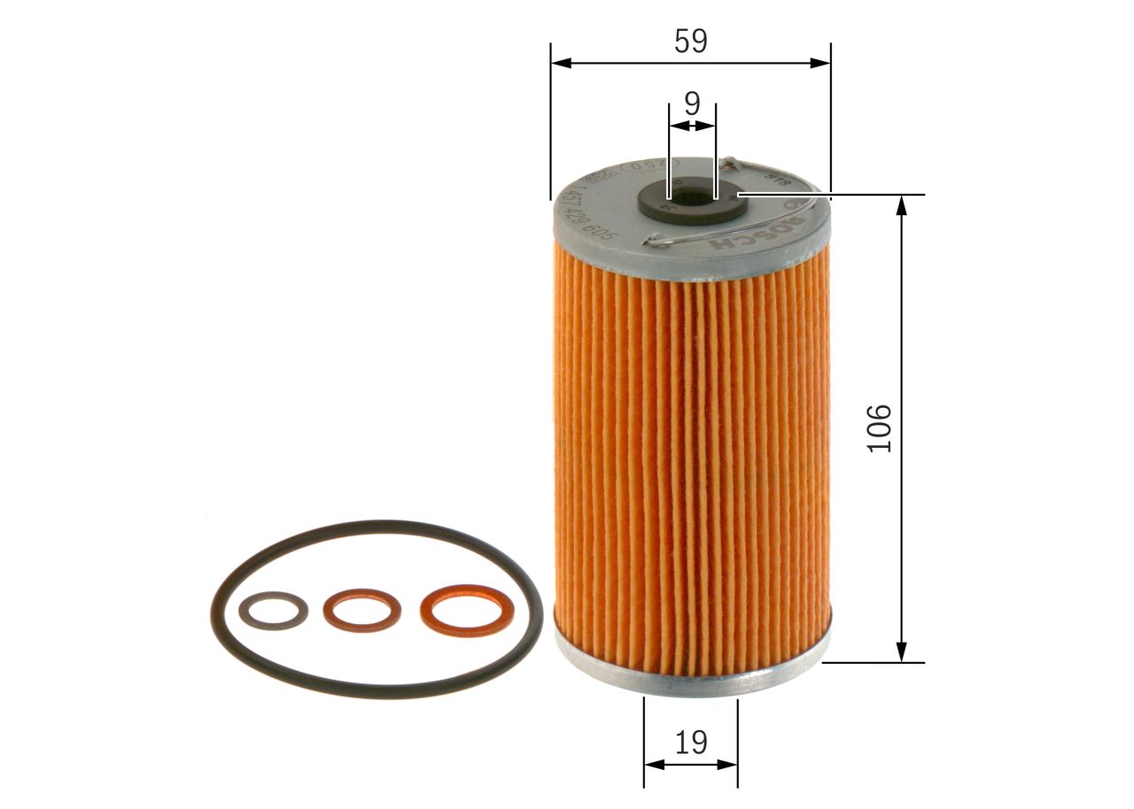 BOSCH 1 457 429 606 - Ölfilter