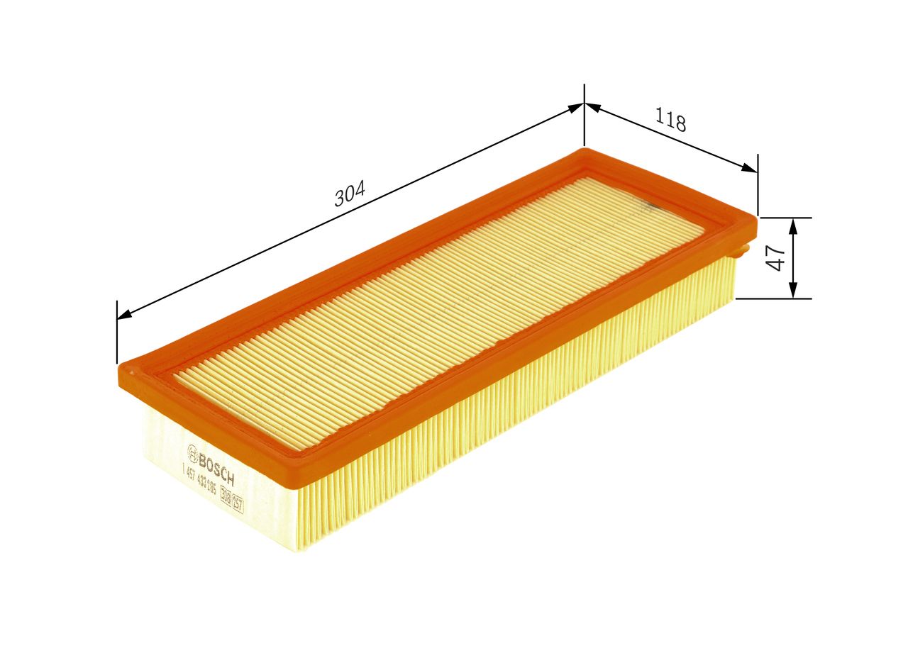 BOSCH 1 457 433 285 - Luftfilter