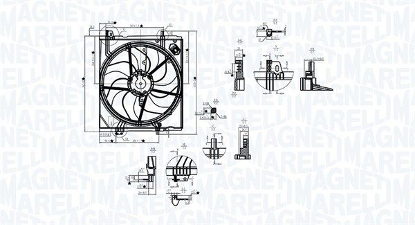 MAGNETI MARELLI 069422787010 - Lüfter, Motorkühlung