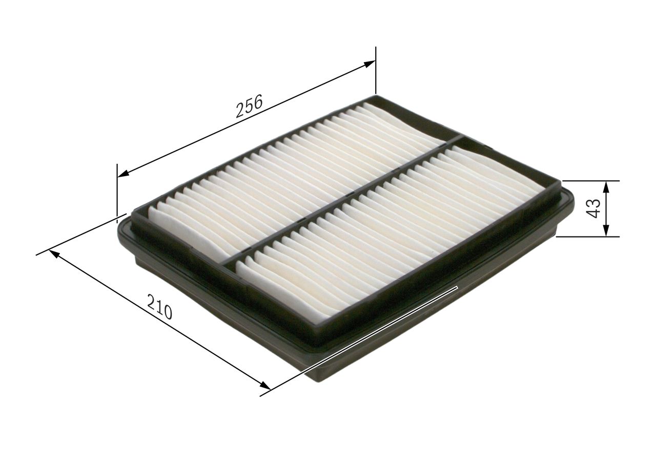 BOSCH 1 457 433 037 - Luftfilter