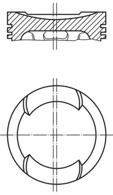 MAHLE 034 65 00 - Kolben
