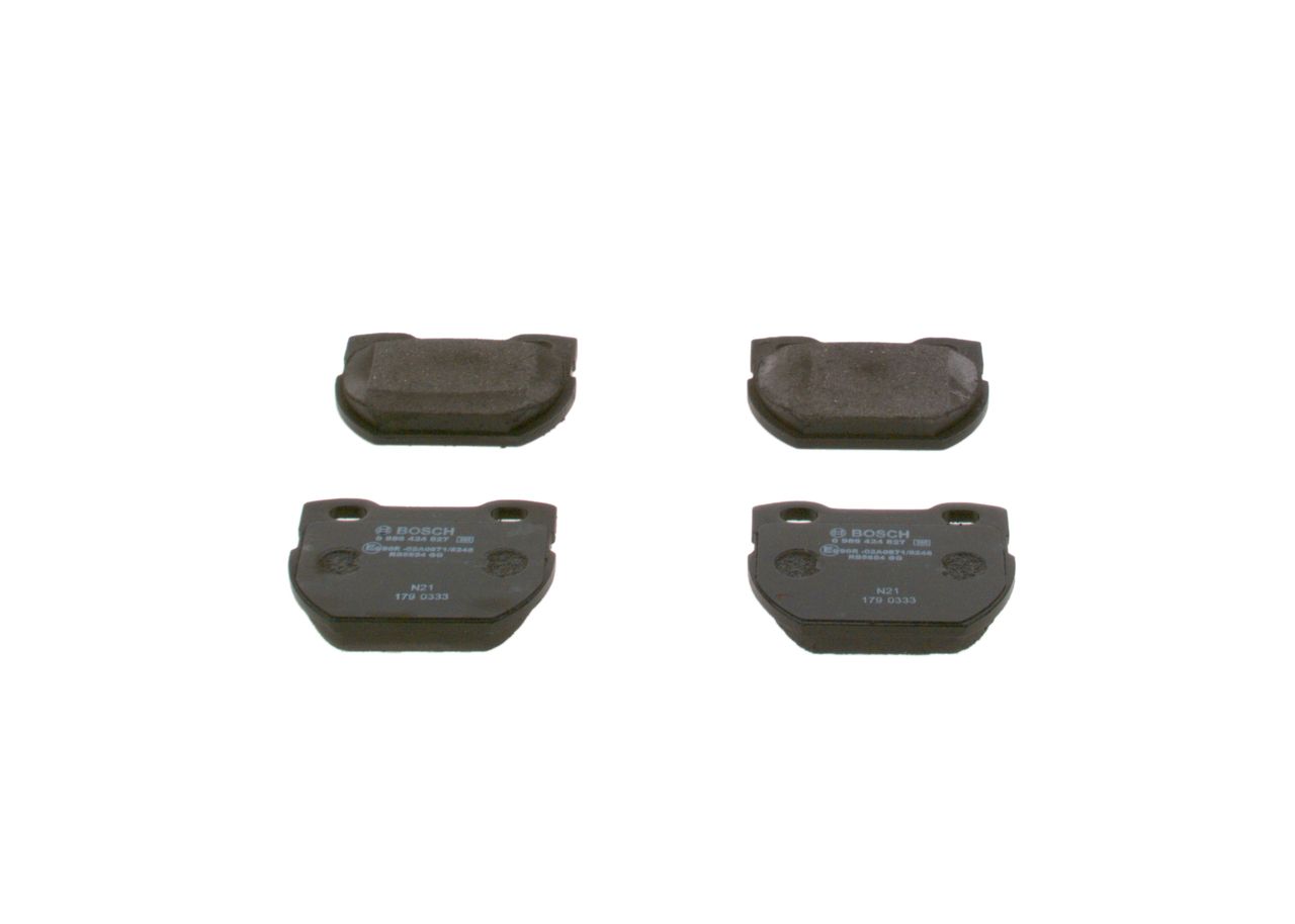 BOSCH 0 986 424 827 - Bremsbelagsatz, Scheibenbremse