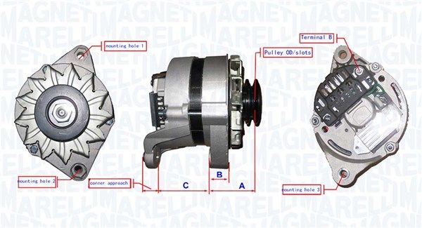 MAGNETI MARELLI 063730822010 - Generator