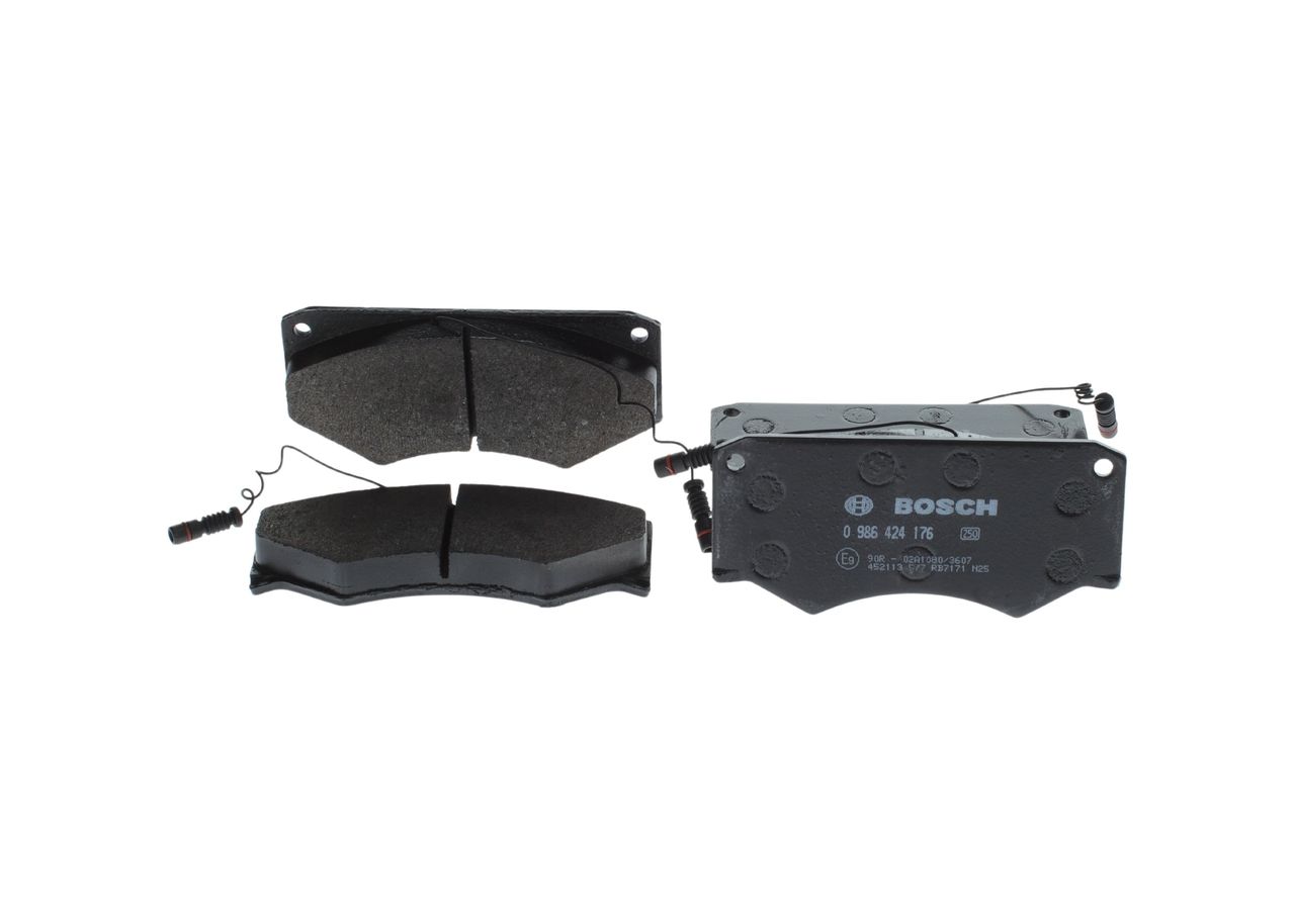 BOSCH 0 986 424 176 - Bremsbelagsatz, Scheibenbremse